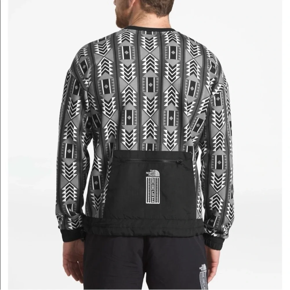 The North Face ‘92 Rage Fleece Crew Sweat White Print Small